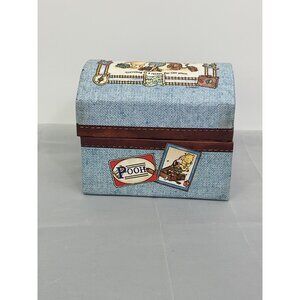 Disney Classic Pooh Treasure Chest Style Jewelry Box With Map Interior & Compart